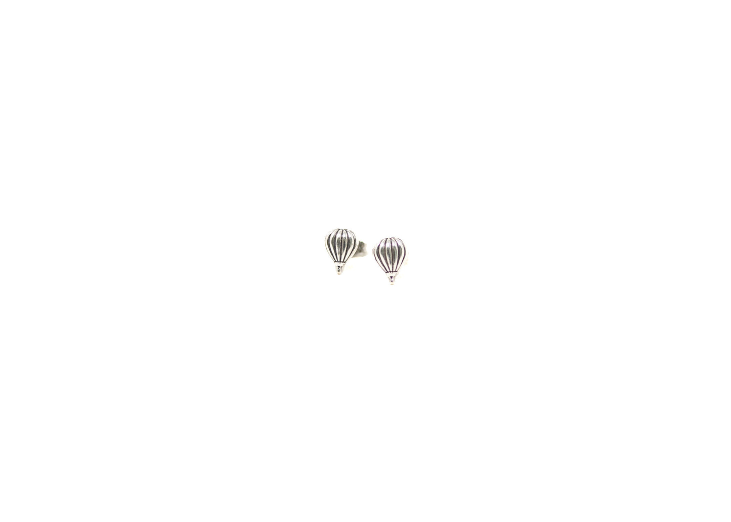 Sterling Silver Hot Air Balloon Earrings