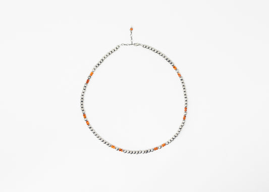 Satin Finish Sterling Silver Spiny Oyster Necklace