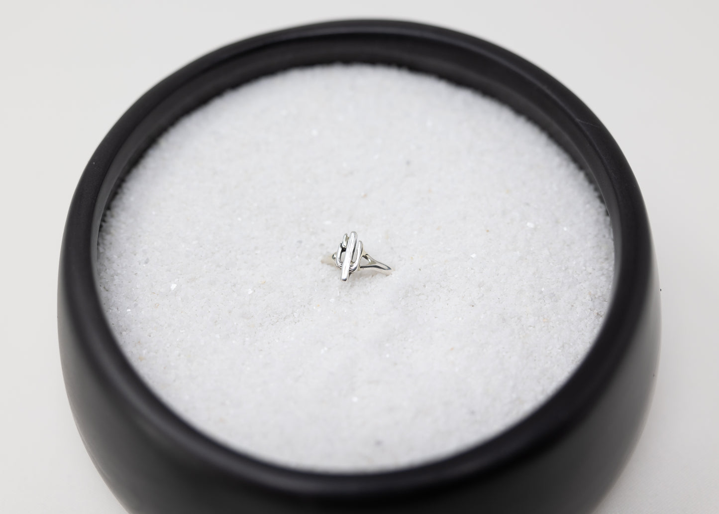 Simple Sterling Saguaro Ring