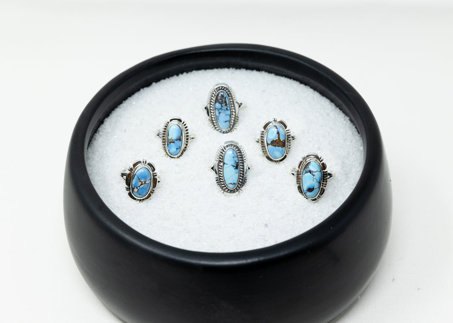 Stunning Assorted Golden Hills Turquoise Rings