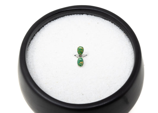 Sonoran Gold Turquoise Double Stone Ring