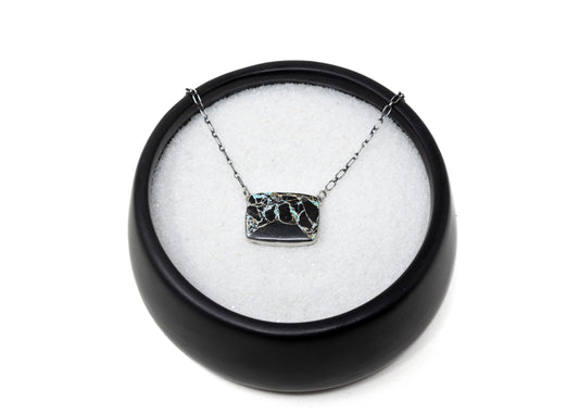 Blackjack Turquoise Large Bar Necklace