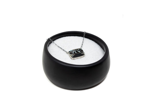 Blackjack Turquoise Large Bar Necklace