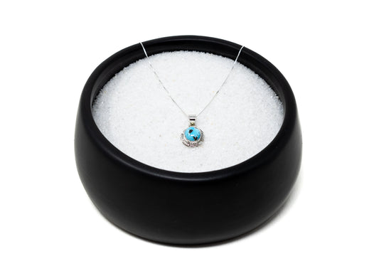 Round Stone Morenci Turquoise Necklace