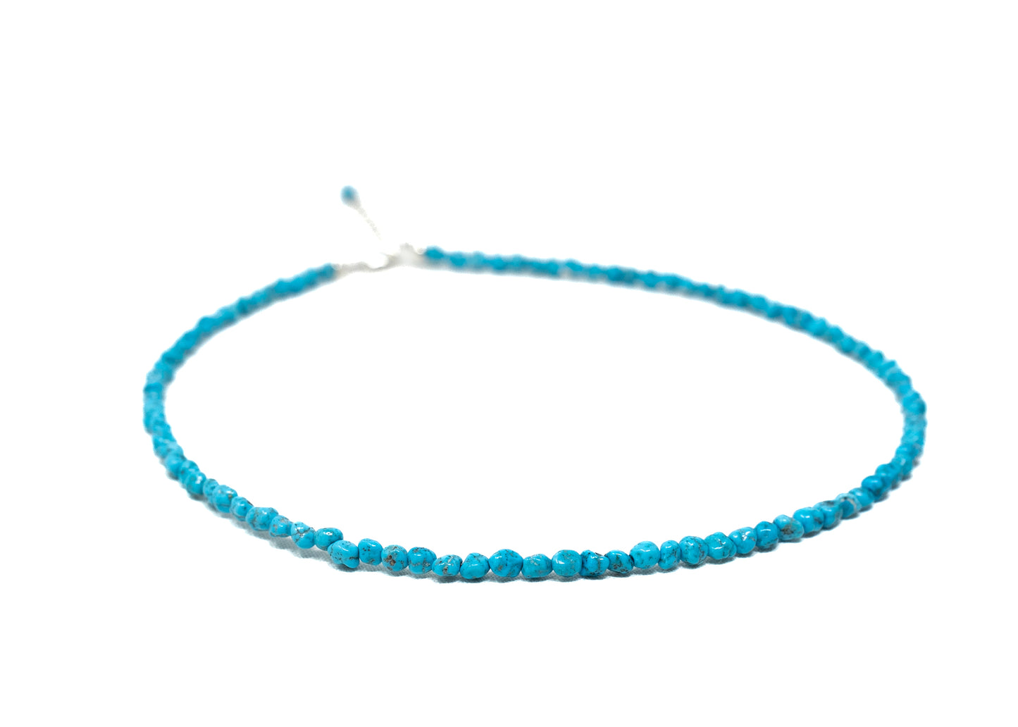 Natural Kingman Turquoise Beaded Necklace