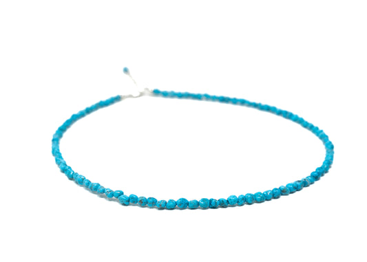 Natural Kingman Turquoise Beaded Necklace