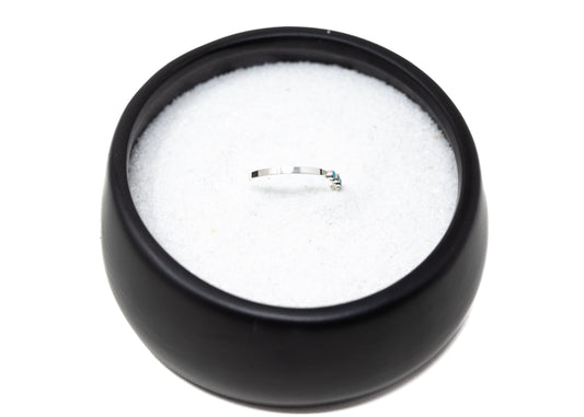 5-Stone Kingman Turquoise Baby Cuff