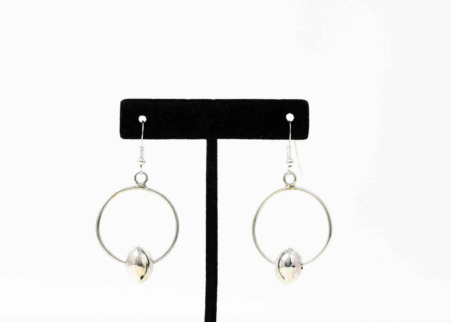 Handmade 13mm High Shine Sterling Hoops