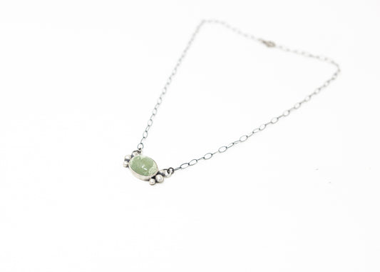 Sterling Dot Accent Sonoran Gold Turquoise Pendant Necklace