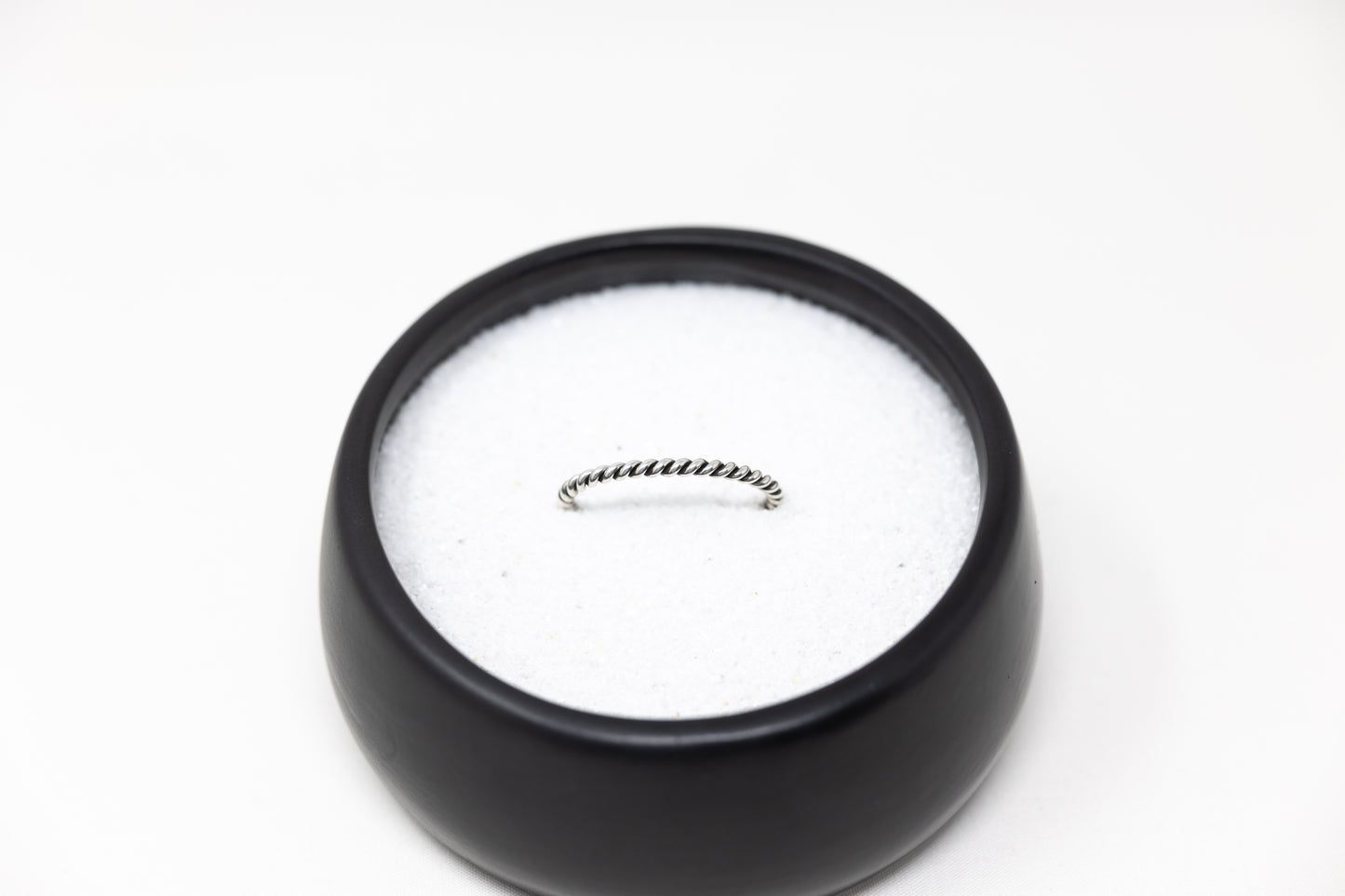 Sterling Silver Round Twist Wire Baby Cuff