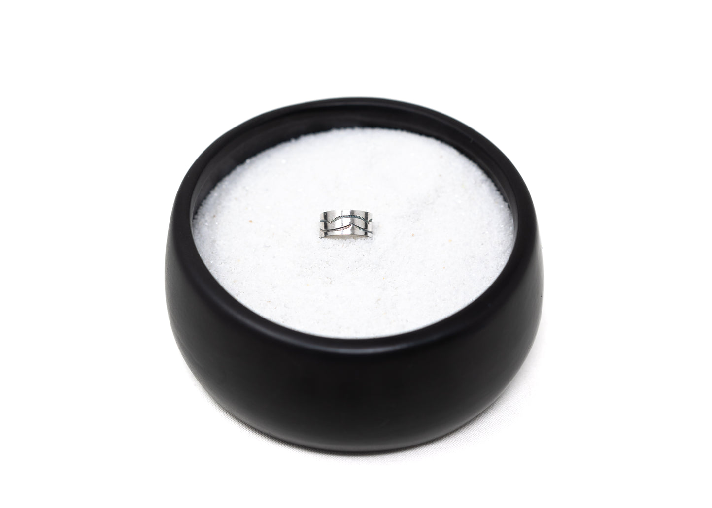 Stamped Sterling Silver Wide Band