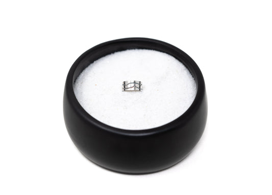 Stamped Sterling Silver Wide Band