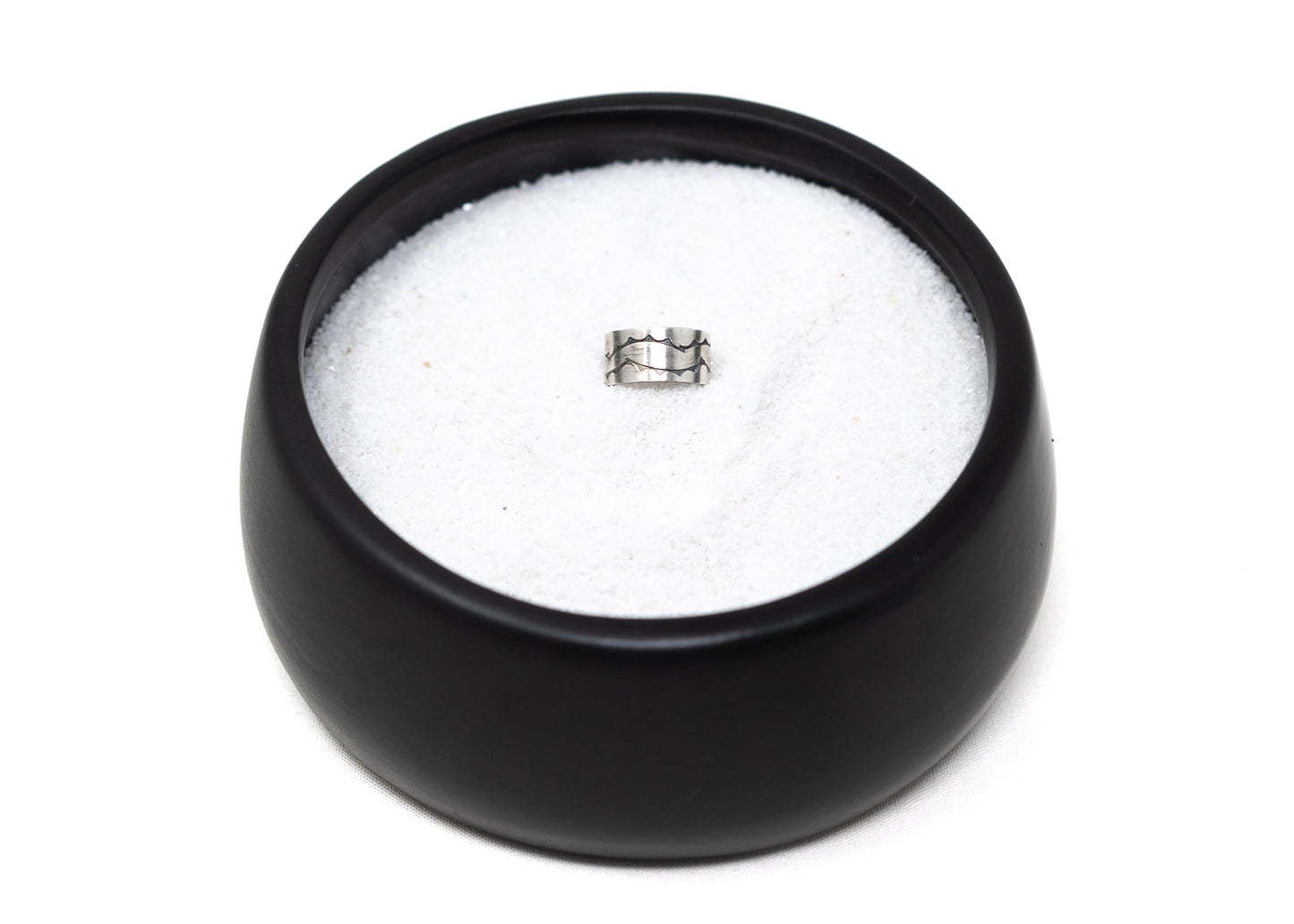 Stamped Sterling Silver Wide Band