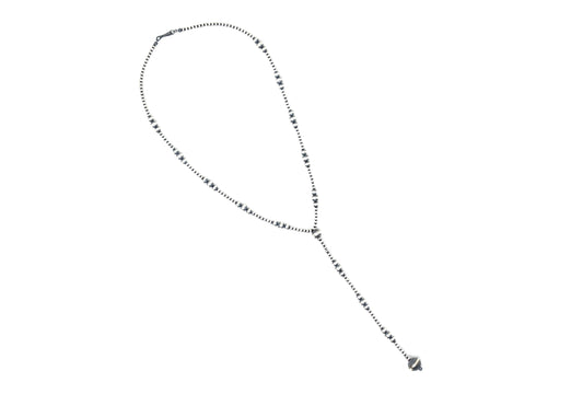 Sterling Silver Multi Bead Lariat