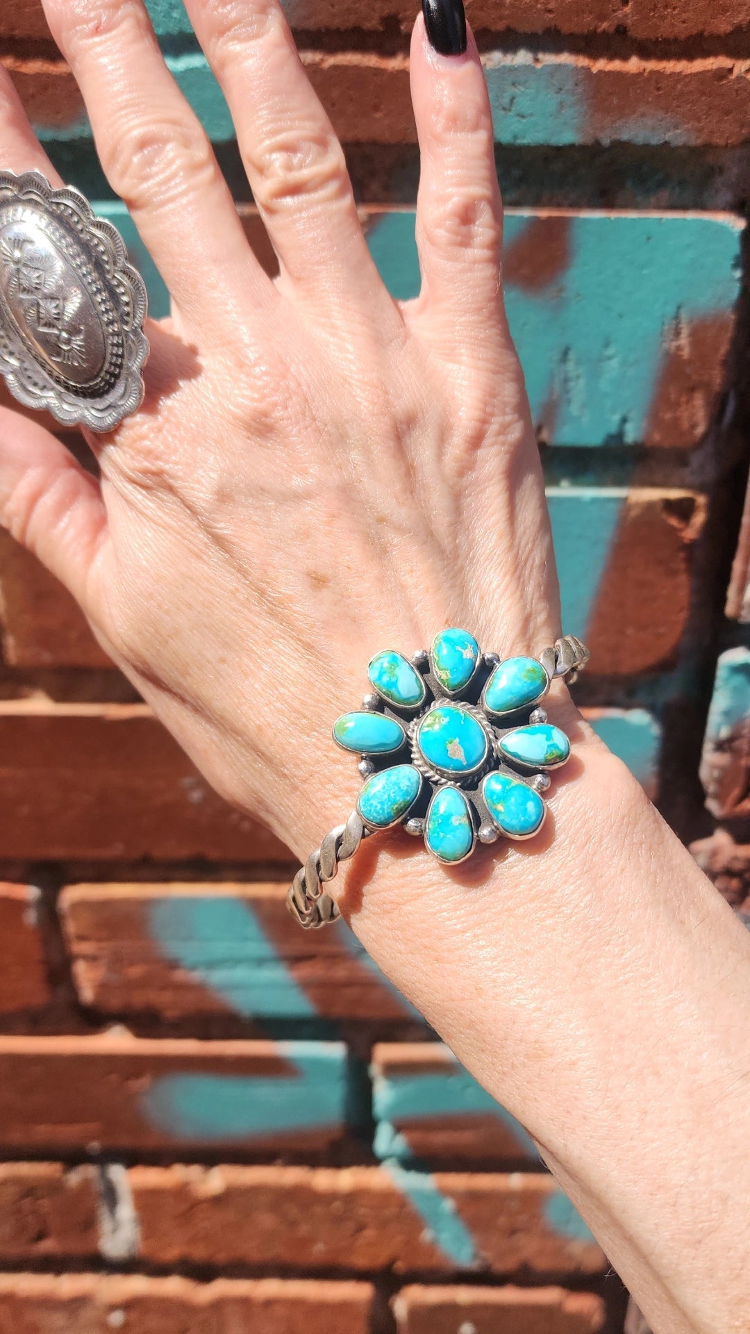 Sonoran Gold Cluster Cuff Bracelet