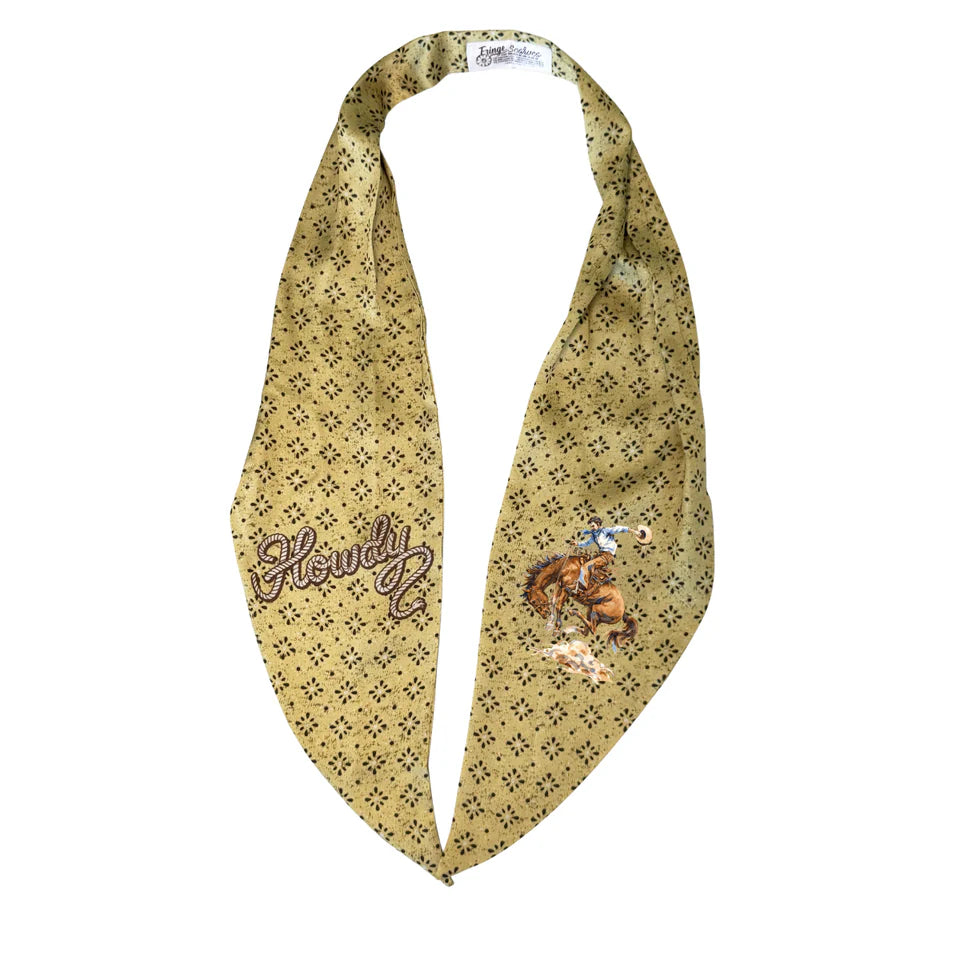 Pony Express Howdy Cowgirl Scarf Tie by Fringe Scarves