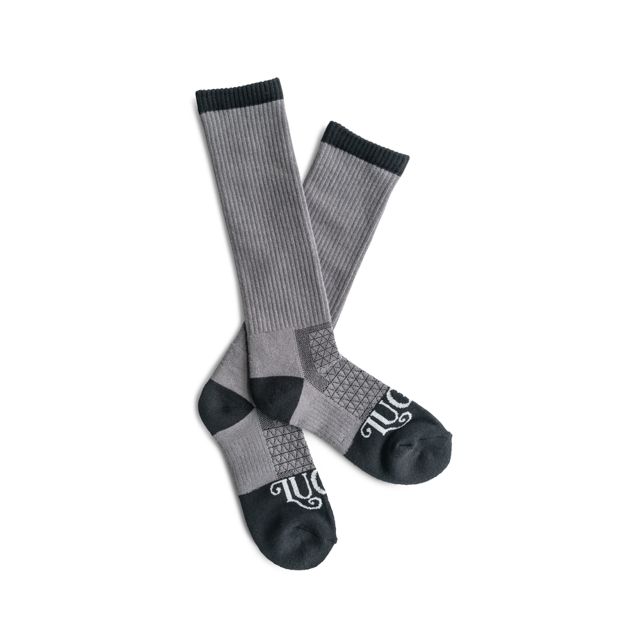 The Cowboy Grey Performance Boot Socks