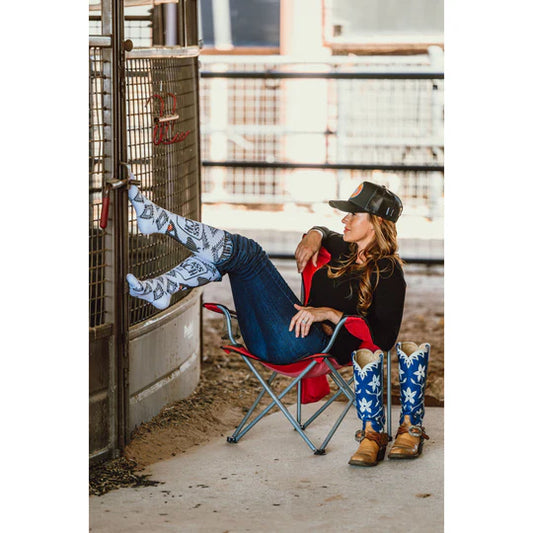 Cactus Alley Broke Ass Ranch Performance Boot Socks