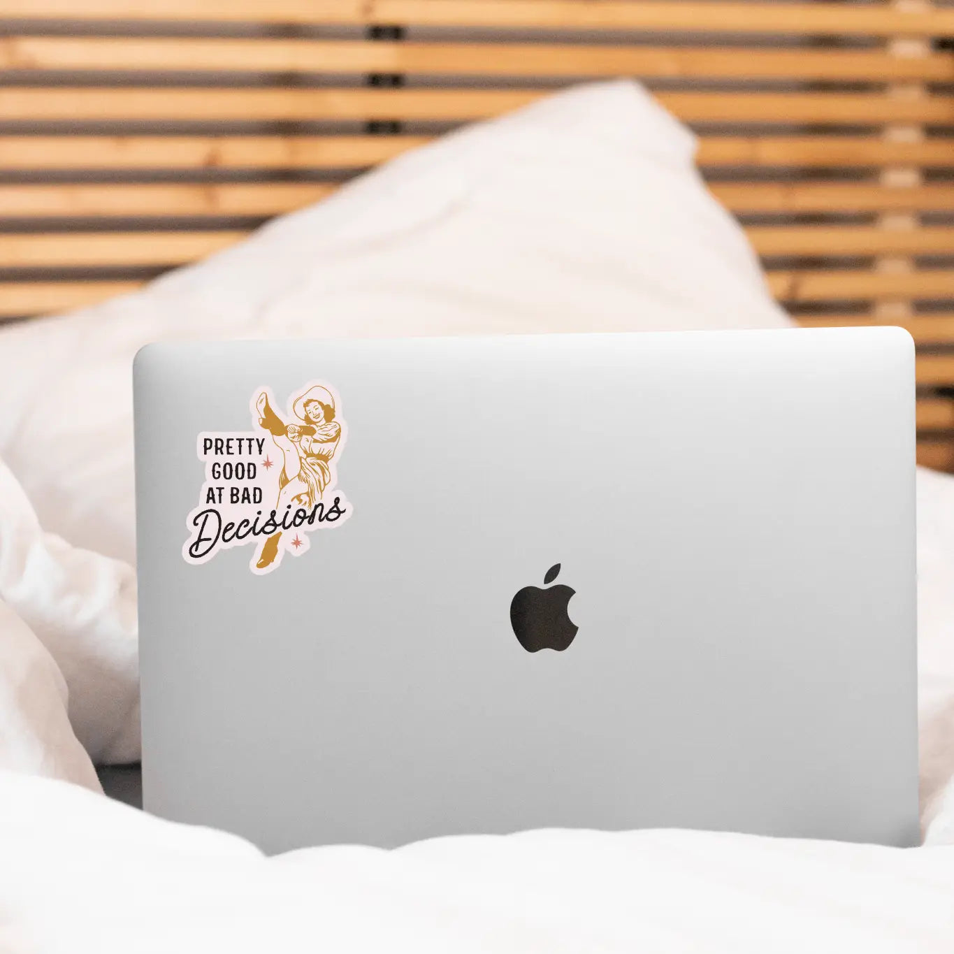 Pretty Good At Bad Decisions Sticker