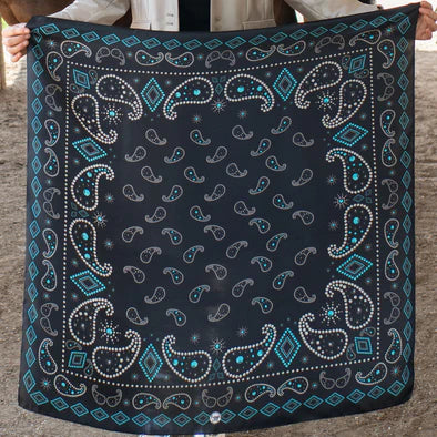 Pretty Paisley Wild Rag by Fringe Scarves