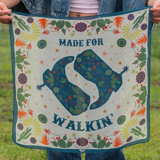 Made for Walkin' Bandana by Fringe Scarves