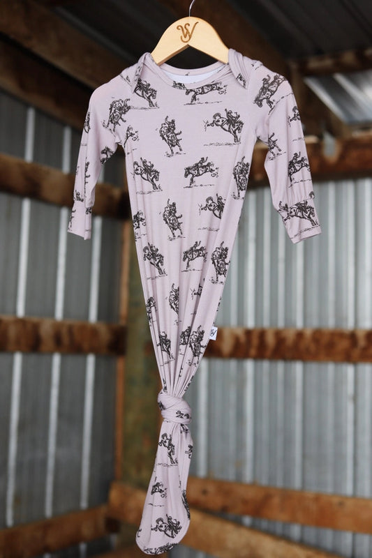 Born to Buck Newborn Gown