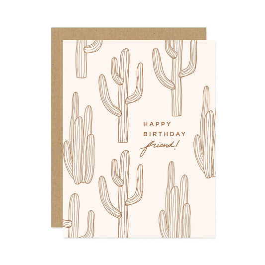 Cactus Birthday Card