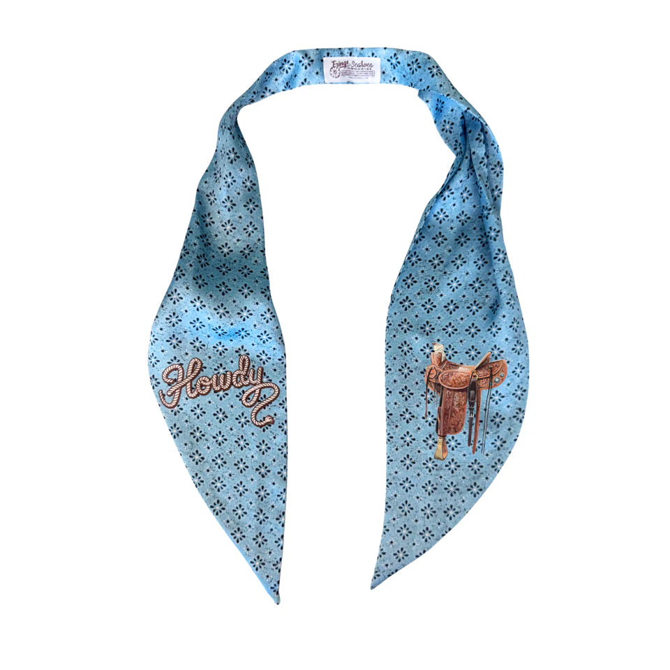 Pony Express Howdy Cowgirl Scarf Tie by Fringe Scarves