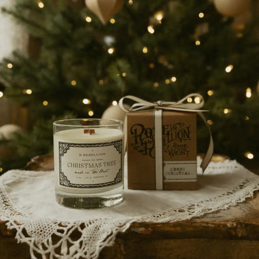R. Rebellion 8 oz. Christmas Tree Candle