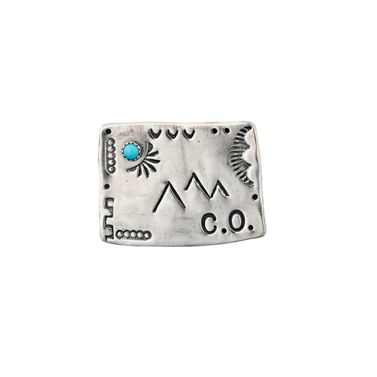 Joe Eby Colorado Turquoise Pin