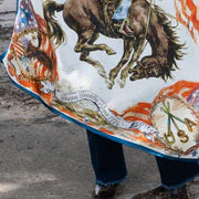 Cowboy Country Silk Scarf by Fringe Scarves