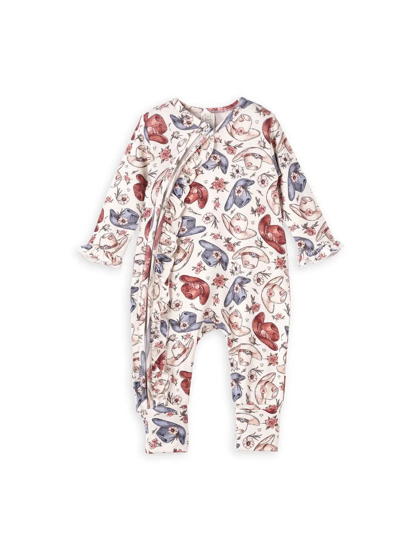 Wildflower Rodeo Cowgirl Zipper Romper