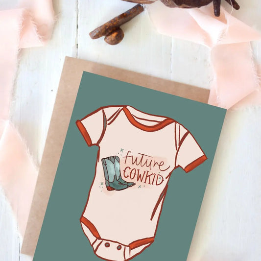 Future Cowkid Shower Card