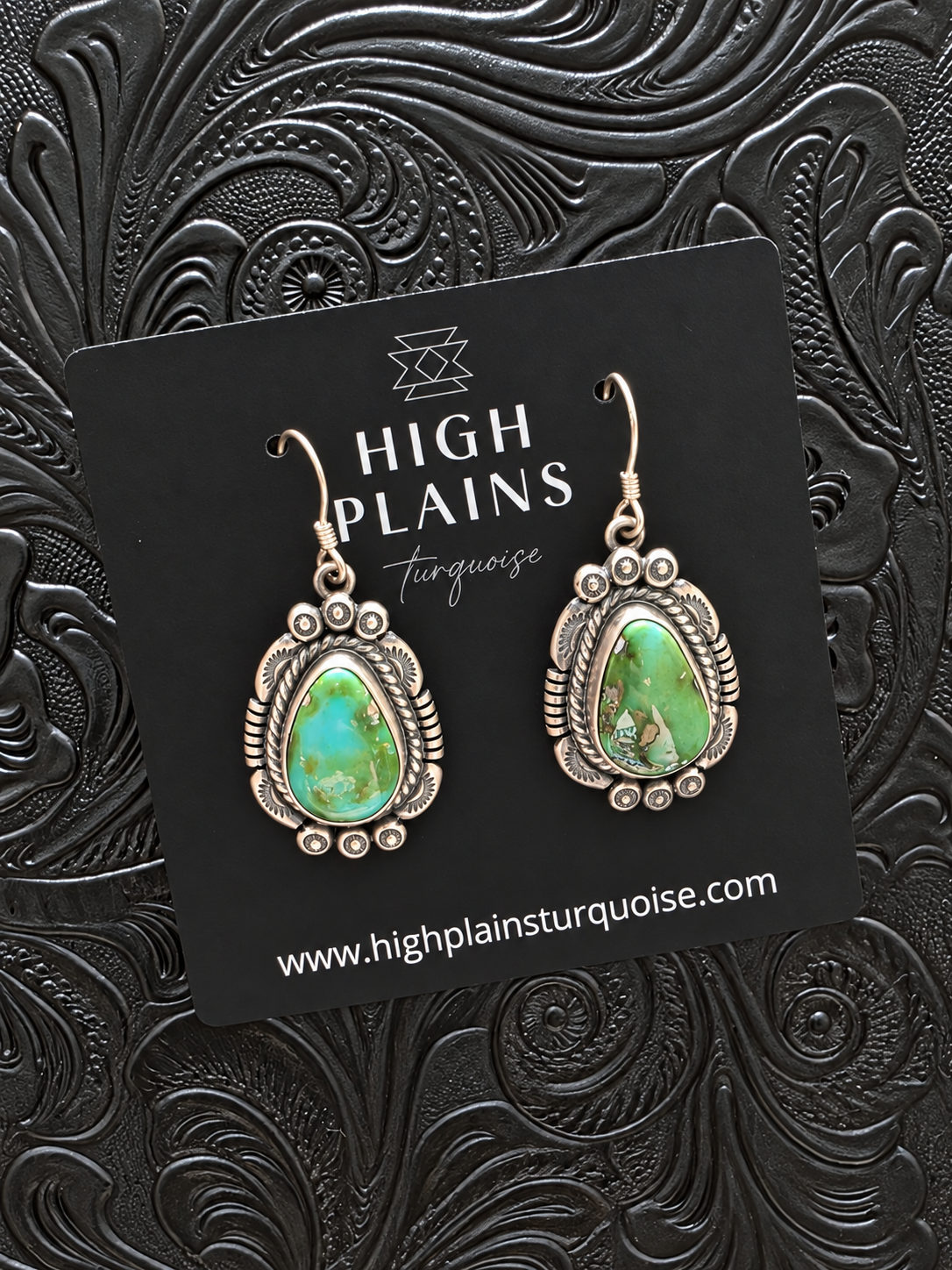 Melvin Frances Sonoran Gold Turquoise Lariat Necklace Set