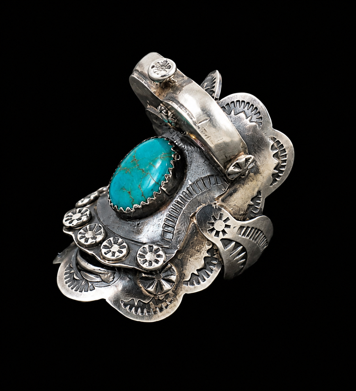 Saddle Up Kingman Turquoise Ring