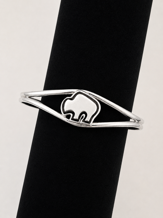 Roaming Buffalo Sterling Silver Cuff
