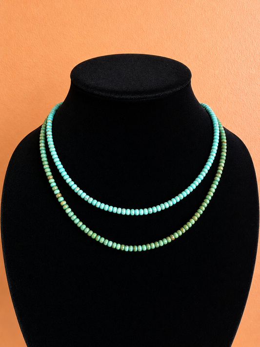 Tyrone Turquoise Beaded Necklace