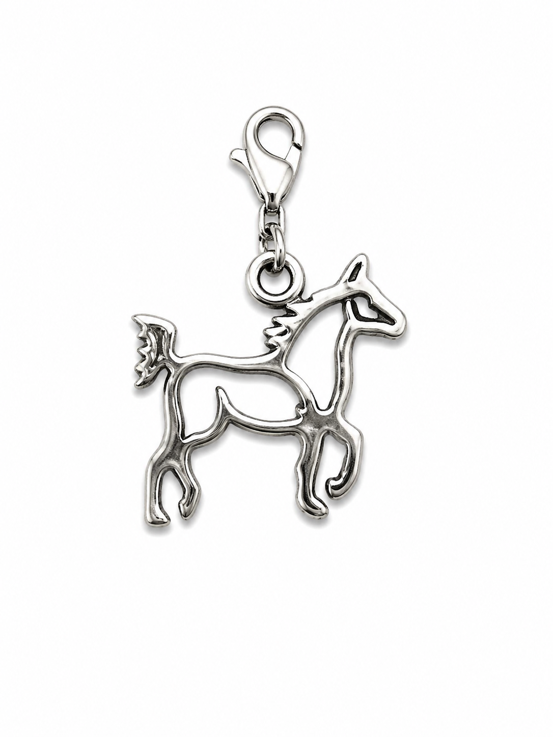 Sterling Silver Prancing Horse Charm