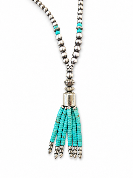 Blue Mesa Turquoise Tassel Necklace