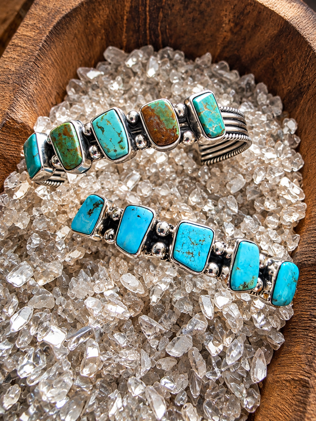 Turquoise Trail 5-Stone Cuff