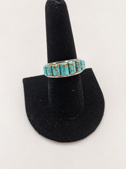 #8 Turquoise Cobblestone Ring