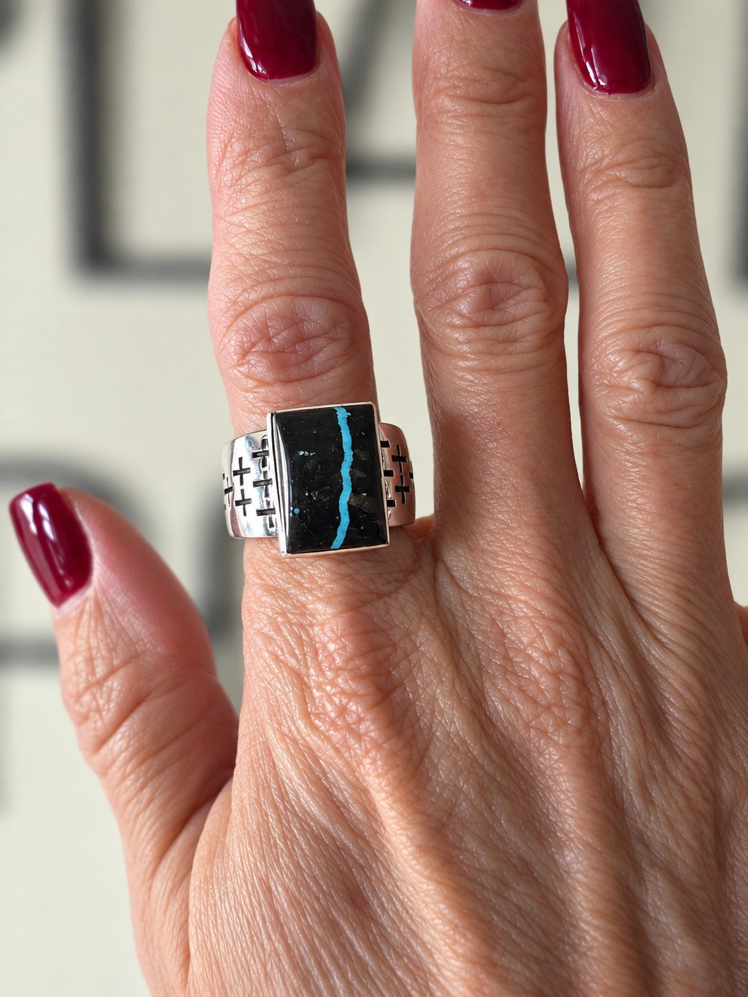 Blackjack Lightning Ring