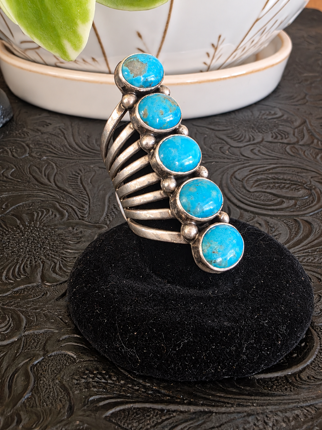 Yazzie 5-Stone Turquoise Ring