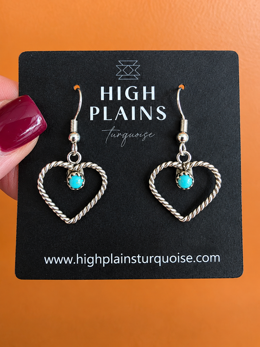 Turquoise Sweetheart Earrings