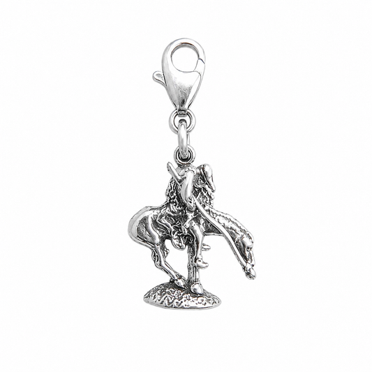 Sterling Silver End of the Trail Charm