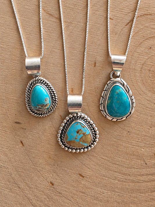 Sagebrush Turquoise Pendant Necklace
