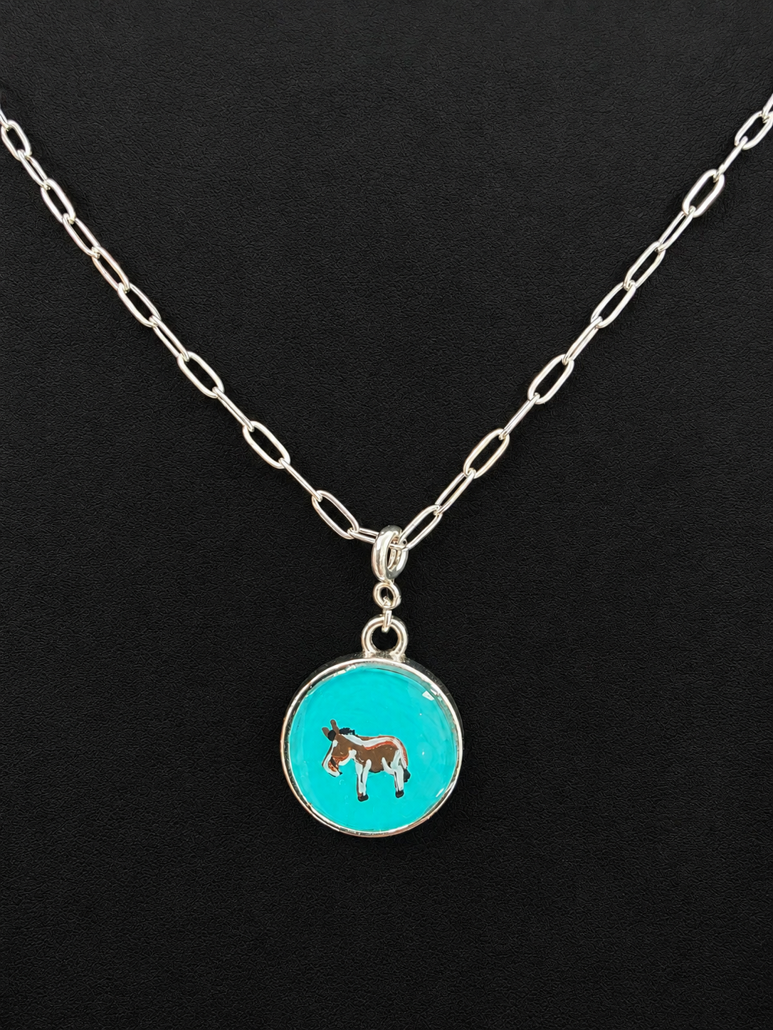 Hand Painted Western Round Charms (Medium)