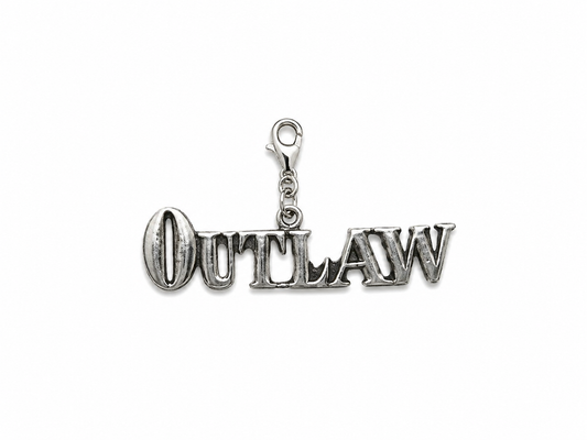 Sterling Silver Outlaw Charm