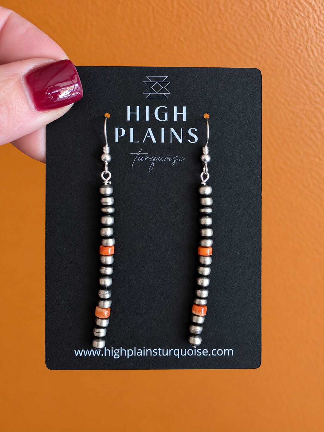 Multi Bead Spiny Stick Style Earrings