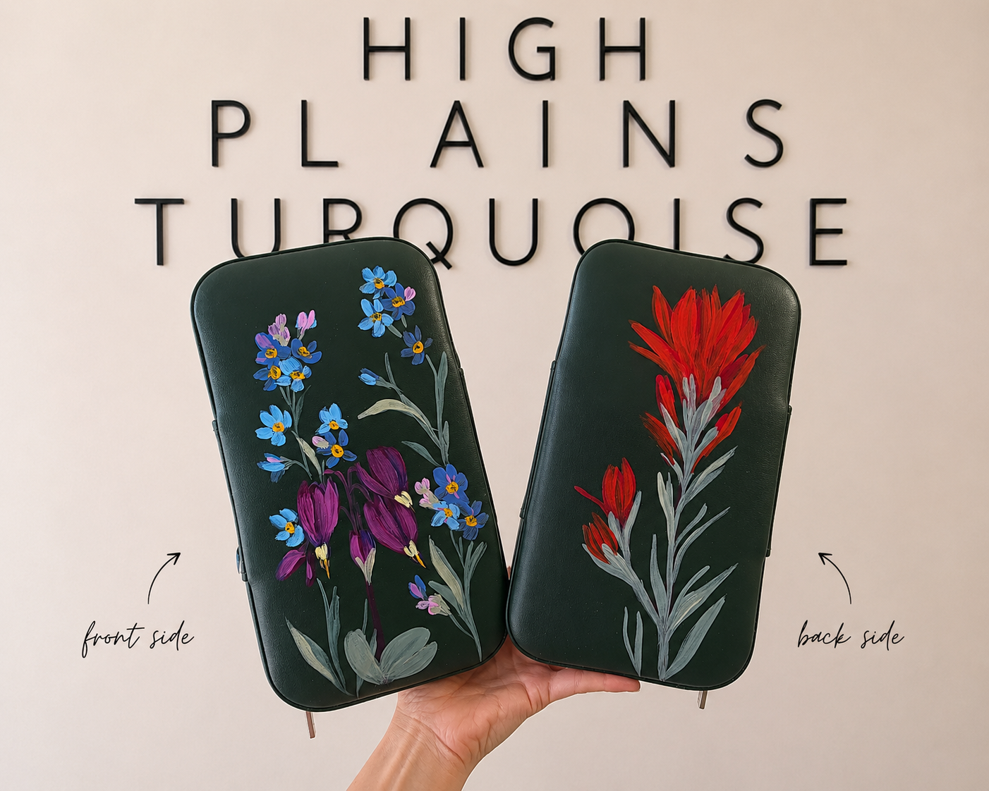 One-of-a-Kind Hand Painted Travel Jewelry Box